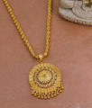Latest Micro Gold Plated Plain Dollar Chain Flower Design Online BGDR1507
