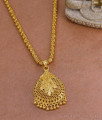 Trendy Kerala Pattern Gold Imitation Dollar Chain Designs For Wedding BGDR1508