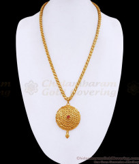 Elegant Ruby Stone Mango Design Dollar With S Cut Chain With Price BGDR1509