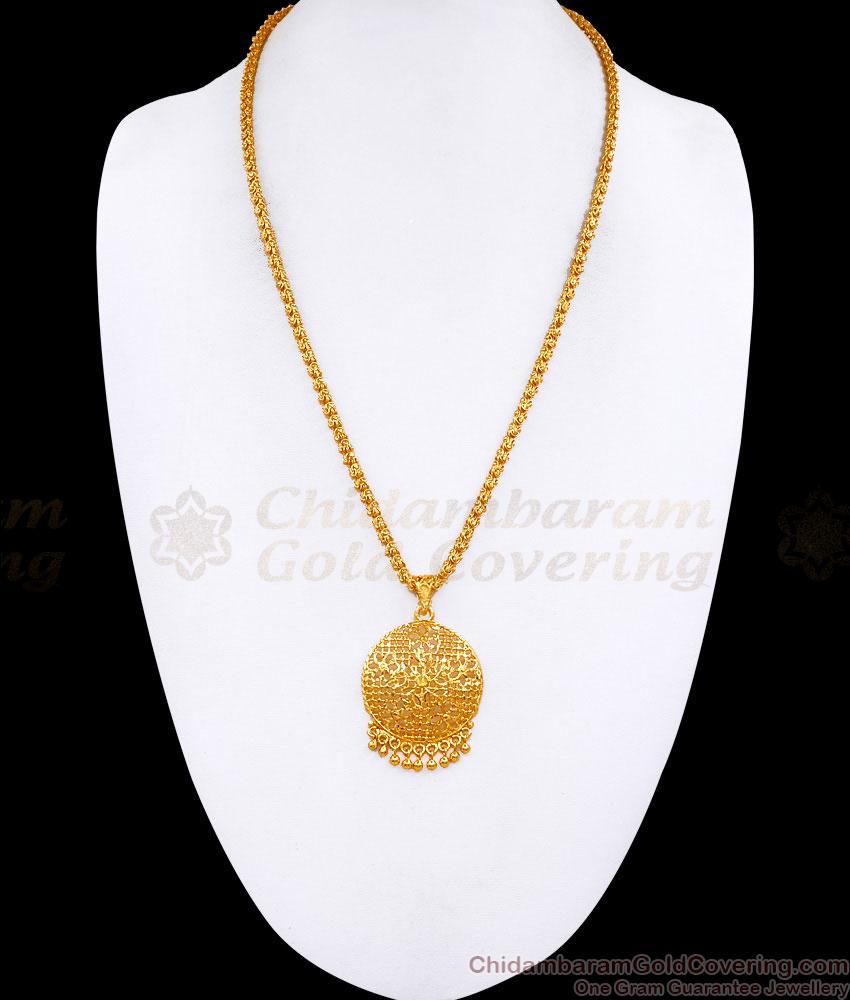 New Arrival Real Gold Deign Plain Dollar Chain For Marriage BGDR1513
