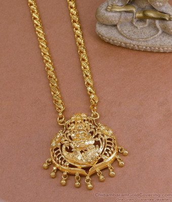 Heavy Lakshmi Design Gold Plated Dollar With S Cut Chain BGDR1515
