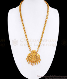 Heavy Lakshmi Design Gold Plated Dollar With S Cut Chain BGDR1515 Heavy Lakshmi Design Gold Plated Dollar With S Cut Chain BGDR1515