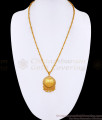 High Quality Gold Imitation Round Dollar Chain With Golden Beads Design BGDR1552
