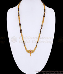 New Model Micro Gold Plated Double Line Karimani Sara Modern Mangalsutra Design BGDR1557