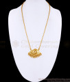 Traditional One Gram Gold Sangu Design Dollar With Wheat Chain BGDR1559 Traditional One Gram Gold Sangu Design Dollar With Wheat Chain BGDR1559