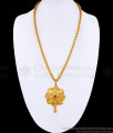 Trendy Micro Gold Plated Mango Dollar Chain With Ruby Stone Online BGDR1561 Trendy Micro Gold Plated Mango Dollar Chain With Ruby Stone Online BGDR1561