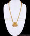 Traditional Full White Stone Lakshmi Dollar Chain Impon Jewelry For Women BGDR1563 Traditional Full White Stone Lakshmi Dollar Chain Impon Jewelry For Women BGDR1563