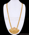 30 Inch Long Grand Bridal Wear Impon Lotus Dollar Chain Five Metal Jewelry BGDR1568-Lg 30 Inch Long Grand Bridal Wear Impon Lotus Dollar Chain Five Metal Jewelry BGDR1568-Lg