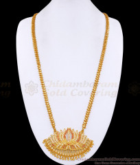 30 Inch Long Grand Bridal Wear Impon Lotus Dollar Chain Five Metal Jewelry BGDR1568-Lg 30 Inch Long Grand Bridal Wear Impon Lotus Dollar Chain Five Metal Jewelry BGDR1568-Lg