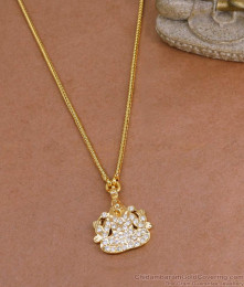 30 Inch Long Lakshmi Design Impon Dollar Gold Thali Chain Design BGDR1577-Lg