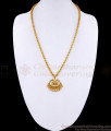 Unique Multi Color Stone Impon Dollar With Gold Plated Jasmine Chain BGDR1582