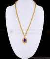 Attractive Big Sapphire Gemstone Impon Dollar Chain Shop Online BGDR1589