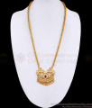 Grand Multi Stone Impon Butterfly Dollar Chain Bridal Wear Collection BGDR1595