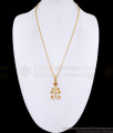 Light Weight Micro Gold Plated Dollar Chain For College Wear BGDR1599
