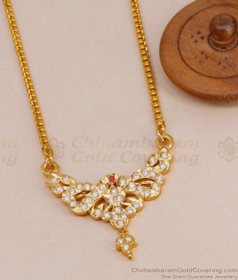 Traditional Impon Gati Stone Dollar Chain Floral Design Online BGDR1612