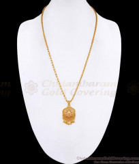 Trendy Flower Design Ad Stone Gold Dollar With Wheat Chain BGDR1622