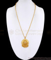 Elegant Micro Gold Plated Dollar Chain White Stone Floral Design BGDR1624