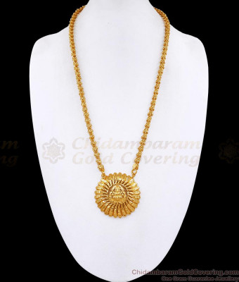 New Arrival Round Gold Dollar Chain Lakshmi Design For Women Fashion BGDR1629
