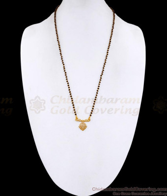 Light Weight SIngle Line Karimani Sara With Ad Stone Pendant For Women BGDR1632