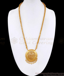 Beautiful Gold Imitation Round Dollar With Jasmine Cut Chain For Women Fashion BGDR1638