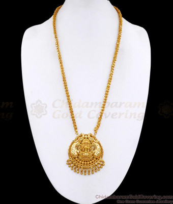High Quality Micro Gold Polish Gajalakshmi Dollar With Chain Shop Online BGDR1639