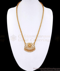 Grand Impon Panchaloha Gajalakshmi Dollar With Gold Imitation Chain Online BGDR1648 Grand Impon Panchaloha Gajalakshmi Dollar With Gold Imitation Chain Online BGDR1648