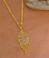 Buy Micro Gold Plated Dollar Chain Hanging Beads Taseel Design Online BGDR1651