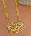 Light Weight Peacock Design Micro Gold Plated Dollar Chain For Brides BGDR1656
