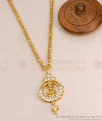 High Quality Impon Lakshmi Dollar White Stone Design With Chain BGDR1658