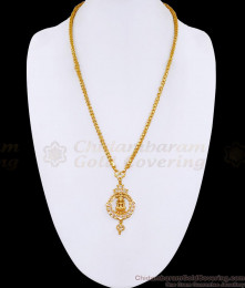 High Quality Impon Lakshmi Dollar White Stone Design With Chain BGDR1658