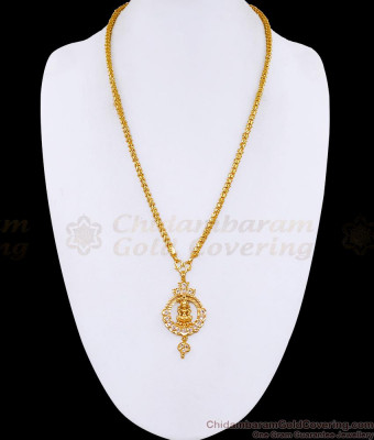 High Quality Impon Lakshmi Dollar White Stone Design With Chain BGDR1658