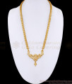 Latest Floral Design Full White Stone Impon Dollar Chain For Women BGDR1660