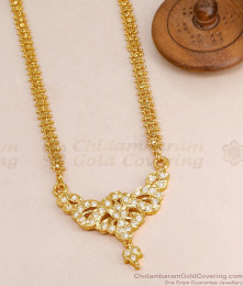 Original Impon Stone Dollar With Gold Plated Chain For Wedding BGDR1662