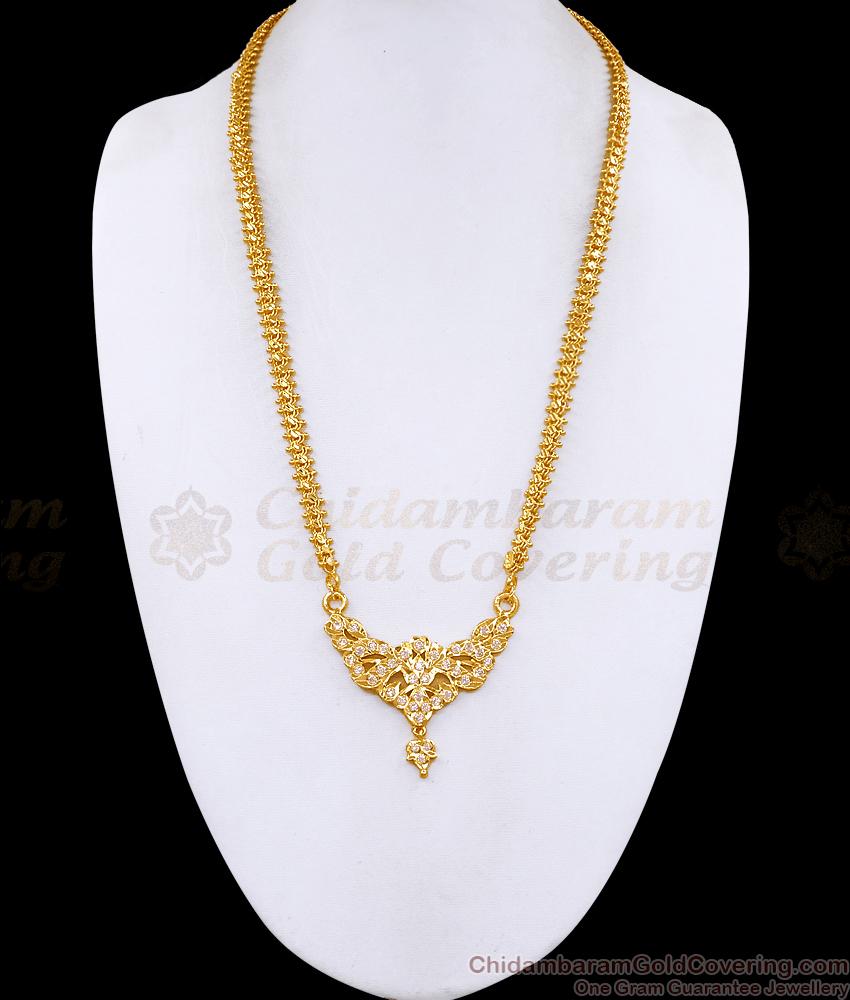 Original Impon Stone Dollar With Gold Plated Chain For Wedding BGDR1662