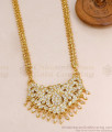 New Arrival Five Metal White Stone Dollar Chain Bridal Collections BGDR1663