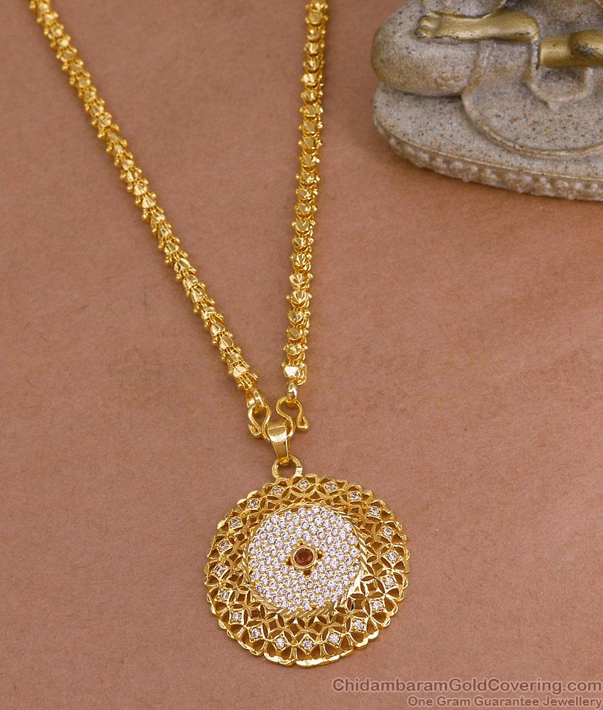 Attractive Round Ad Stone Gold Plated Dollar Chain Design For Function BGDR1665 Attractive Round Ad Stone Gold Plated Dollar Chain Design For Function BGDR1665