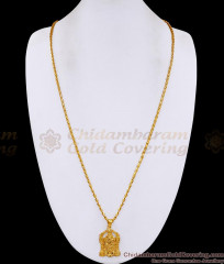 30 Inch Long One Gram Gold Vishnu Perumal Dollar Chain Design Online BGDR1674-Lg