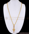 30 Inch Long Ad Stone Fish Dollar Gold Plated Chain At Affordable Price BGDR1675-Lg