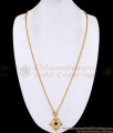 30 Inch Long New Arrival Big Emerald Stone Impon Peacock Dollar Chain For Women BGDR1681-Lg