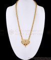 Classic Ruby White Stone Lotus Dollar Chain Five Metal Jewelry BGDR1685