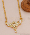 Classic Full White Stone Impon Panchaloha Dollar Chain For Women BGDR1692 Classic Full White Stone Impon Panchaloha Dollar Chain For Women BGDR1692
