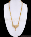 Grand Look Mango Design Multi Stone Impon Dollar Chain Wedding Collections BGDR1699 Grand Look Mango Design Multi Stone Impon Dollar Chain Wedding Collections BGDR1699