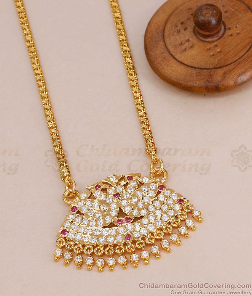 Buy Five Metal Impon Dual Swan Stone Dollar Chain For Women Fashion BGDR1700 Buy Five Metal Impon Dual Swan Stone Dollar Chain For Women Fashion BGDR1700