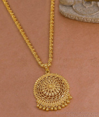 Premium Quality Gold Plated Round Dollar Chain Bridal Wear BGDR1708 Premium Quality Gold Plated Round Dollar Chain Bridal Wear BGDR1708