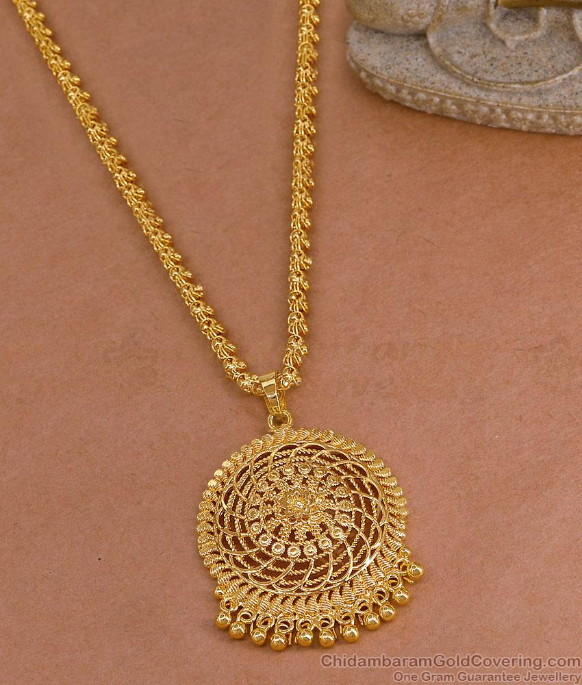 Premium Quality Gold Plated Round Dollar Chain Bridal Wear BGDR1708 Premium Quality Gold Plated Round Dollar Chain Bridal Wear BGDR1708