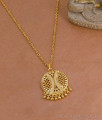 Real Gold Tone Plain Dollar Chain Women Fashion Jewelry BGDR1712