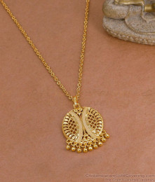 Real Gold Tone Plain Dollar Chain Women Fashion Jewelry BGDR1712