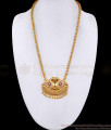 High Quality Dual Swan Stone Dollar Chain 1 Gram Gold Jewelry BGDR1715