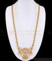 30 Inch Long Grand Ruby White Stone Peacock Design Impon Dollar Chain For Wedding BGDR1728-Lg 30 Inch Long Grand Ruby White Stone Peacock Design Impon Dollar Chain For Wedding BGDR1728-Lg