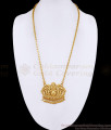 High Quality Gold Plated Big Lotus Dollar Wheat Chain Design Shop Online BGDR1742